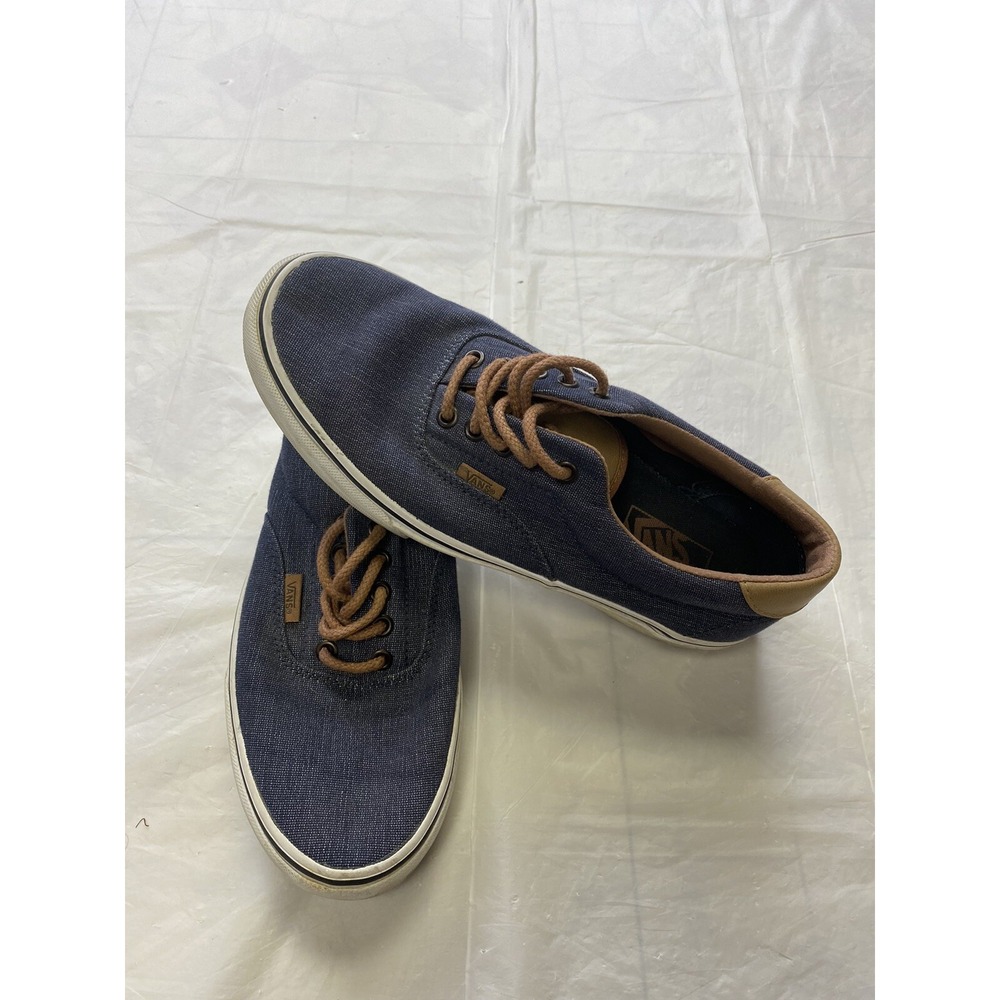 Vans Era 59 Canvas Blue Mens Size 8 Low Top Skating Shoes